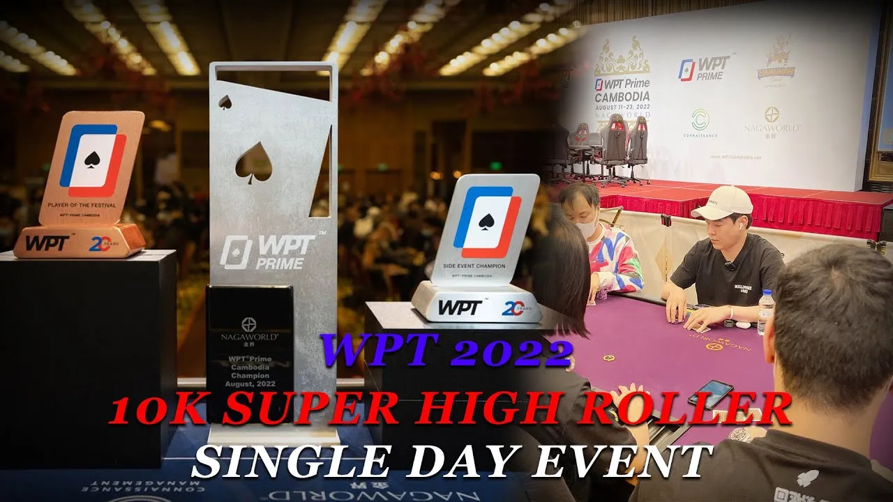 [WPT] 10K Super High Roller Single Day Event 가보자고!!!! - YouTube