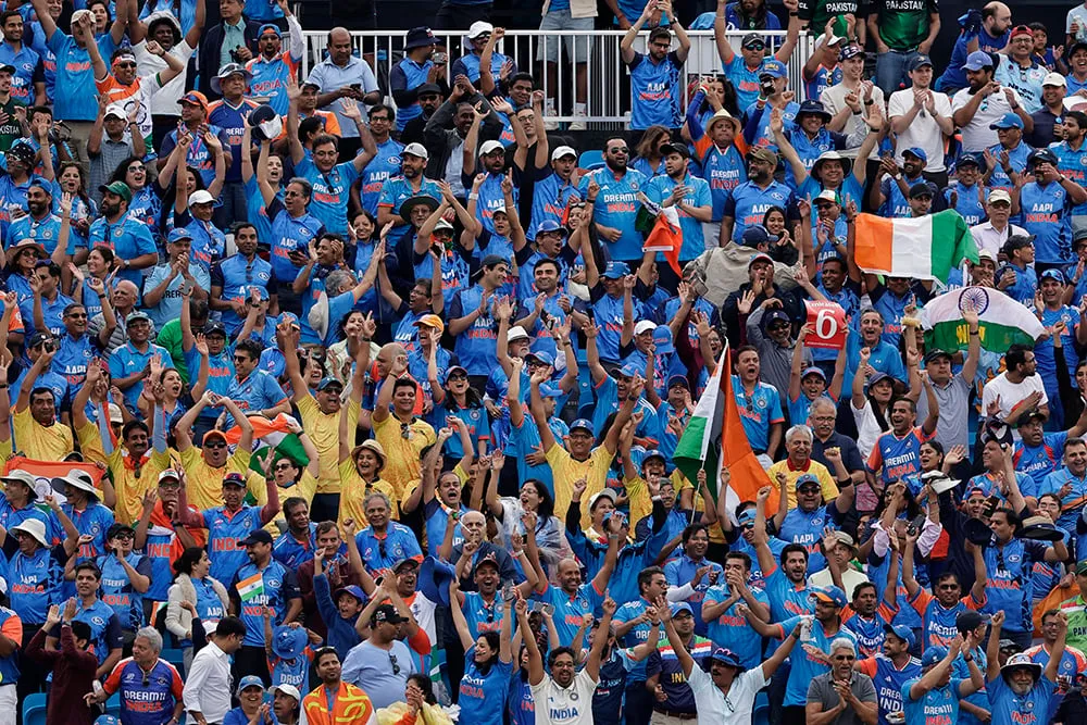 | Photo: AP/Adam Hunger : ICC Men’s T20 World Cup: Indian supporters